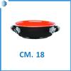 COLI Casseruola pentola tegame in terracotta argilla coccio 2 manici cm. 18