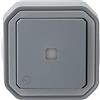 Legrand - Interruttore timer luminoso impermeabile Plexo fornito completo di spia per montaggio in apparente grigio