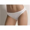 Cotonella N.6 SLIP DONNA COTONELLA art.3165 A VITA BASSA COTONE ELASTICIZZATO BIANCO/NERO