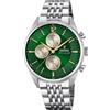 Festina Orologio Cronografo Uomo FESTINA F20285/9 in Acciaio Fondo Verde