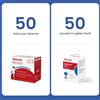 Sinocare Glucosio nel sangue strisce di prova 50 e lancette per Sinocare Safe ACCU2 Meter