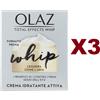 Olaz 3 PZ OLAZ TOTAL EFFECTS WHIP CREMA IDRATANTE ATTIVA LEGGERA MINI SIZE 15ML VISO