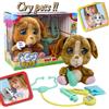 giochi preziosi Emotion Pets Cry Pets Veterinario Set Deluxe Peluche Interattivo, 22 cm, Giochi