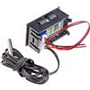 Termometro digitale 12 Volt sonda esterna da pannello auto camper barca