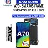 SAMSUNG A70 / SM - A705 F OLED DISPLAY TOUCH SCREEN FULL SIZE PARI ORIGINALE