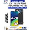 SAMSUNG A70 / SM - A705 F OLED DISPLAY TOUCH SCREEN FULL SIZE PARI ORIGINALE GLS