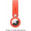 Apple AirTag Loop Laccetto portachiavi in poliuretano ARANCIONE Electric Orange