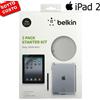 Belkin Starter Kit ORIGINALE Custodia+Pellicola+Pennino Stylus per Apple iPad2