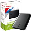 Toshiba UNITÀ DISCO ESTERNA HDD USB 3.0 2.5" 1TB Hard Disk Toshiba Canvio Basic 2022