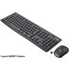Logitech Kit TASTIERA+MOUSE Wireless USB NERO MK295 Layout QWERTY ITA 920-009797