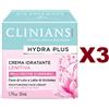 Clinians 3 PZ CLINIANS HYDRA PLUS CREMA IDRATANTE LENITIVA 50ML PELLI SECCHE O SENSIBILI