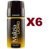 Malizia 6 MALIZIA UOMO AMBER GOLD EAU DE TOILETTE DEODORANTE 150ML PROFUMO D'INTESA DEO
