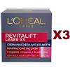 L'Oréal 3 PZ L'OREAL REVITALIFT LASER X3 CREMA MASCHERA ANTI-ETA' NOTTE 50ML RIPARAZIONE