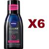 NIVEA 6 PZ NIVEA MICELLAIR SKIN BREATHE PROFESSIONAL STRUCCANTE OCCHI BIFASE 125ML