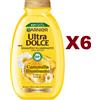 Garnier 6 PZ GARNIER ULTRA DOLCE SHAMPOO PER CAPELLI CAMOMILLA E MIELE - 250ML