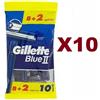 Gillette 100 GILLETTE BLUE 2 LAMETTE 2 LAME LAMETTE DA BARBA BLU II ORIGINALI