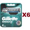 Gillette 24 RICARICHE GILLETTE MACH3 LAME RICAMBIO LAMETTE TESTINE RICARICA RASOIO MACH 3