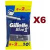 Gillette 60 GILLETTE BLUE 2 LAMETTE 2 LAME LAMETTE DA BARBA BLU II ORIGINALI