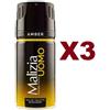 Malizia 3 MALIZIA UOMO AMBER GOLD EAU DE TOILETTE DEODORANTE 150ML PROFUMO D'INTESA DEO