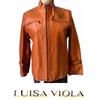 LUISA VIOLA GIUBBINO DONNA- LUISA VIOLA-in VERA PELLE AUTUNNO/INVERNO- VINTAGE- AFFARE-70%