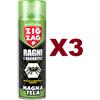ZIG ZAG 3PZ ZIG ZAG RAGNI E RAGNATELE INSETTICIDA PREVIENE FORMAZIONE DI RAGNATELE 500ML