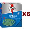 FULMINE 60 ZAMPIRONE SPIRALI FULMINE ANTI ZANZARE COMUNI E TIGRE INSETTICIDA