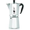 Bialetti Caffettiera Moka Express 12 Tazze, Manico anti scottatura, Alluminio