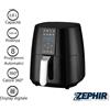 ZEPHIR FRIGGITRICE AD ARIA XL 3,8LT 1450W DISPLAY LCD NERO ZHC40N