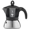 Bialetti Moka Induktion 1,4 L Nero, Argento