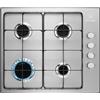 ELECTROLUX KGS6404SX PIANO COTTURA 60CM INOX 4 FUOCHI GHISA COMANDI LATERALI