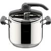 Lagostina Pentola a pressione 7 lt 22 cm Preziosa LagoEasyup Ecodose - Rotex