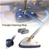 MOCIO SCOPA TRIANGOLARE MOP PULIZIE PROFESSIPNALE PRATICO LEGGERA VELOCE PRATICA