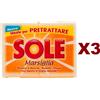 AVA 3 PZ SOLE GRANBUCATO SAPONE PER BUCATO A MANO (2x250gr) - 6 SAPONETTE da 250gr