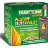DIAVOLINA PULITORE STUFE A PELLET STUFE E CALDAIE DISTRUGGE LA FULIGGINE