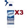 QUASAR 3 PZ QUASAR ACCIAIO LUCIDANTE ANTIMACCHIA SPRAY 580ML EFFICACIA PROFESSIONALE