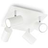 Ideal Lux SPOT PL4 BIANCO Mod. 156774 Lampada Da Soffitto 4 Luci