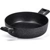 Moneta Etnea Tegame in Alluminio 2 Manici diametro 28 cm antiaderente