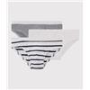 Petit Bateau A01DR, Volantini (Pacco da 3) Bambini e ragazzi, Variante 1, 5 anni