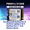 Samsung NEW SAMSUNG PM991a M.2 2230 SSD 512GB NVMe PCIe For Surface Pro 7+ 8 Steam Deck