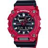 Casio G-shock Ga-900-4aer Watch Rosso,Nero