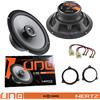 Hertz Kit 2 Casse Altoparlanti Hertz X165 2Vie con Adattatori per Nissan Navara D40