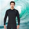 Muta da uomo da 2 mm per surf da uomo a vapore integrale nera Muta per sport