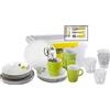 Brunner All Inclusive Space - Set di Piatti in melamina