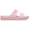 Crocs Donna Baya Platform Glitter Sandal Sandalo, White, 41/42 EU
