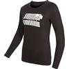 Trangoworld Crep - Maglietta da Donna, Donna, Maglietta, PC008444-5AI-XS, Nero, XS