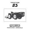 FERRARI 85 trattrice Manuale uso e manutenzione Libretto istruzioni trattore CD