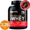 Optimum Nutrition ON Optimum Nutrition Gold Standard Whey 100% Proteine Lampone 2,28kg + Shaker