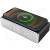 aglow.it Techmade Sveglia Digitale Qi con Ricarica Wireless per iPhone Samsung Huawei