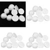 30 Pz Bianco Modellismo Artigianale Polistirene Espanso Sfere Emisfero 100mm
