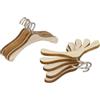 Appendiabiti in Legno per Indumenti per Bambole 1/4 BJD 10 Pezzi